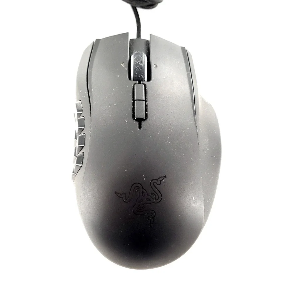 Razer Saga 2014 Wired Gaming Mouse RZ01-0104 Black Tested & Works